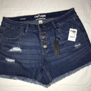 Refuge By Charlotte Russe Jean Shorts